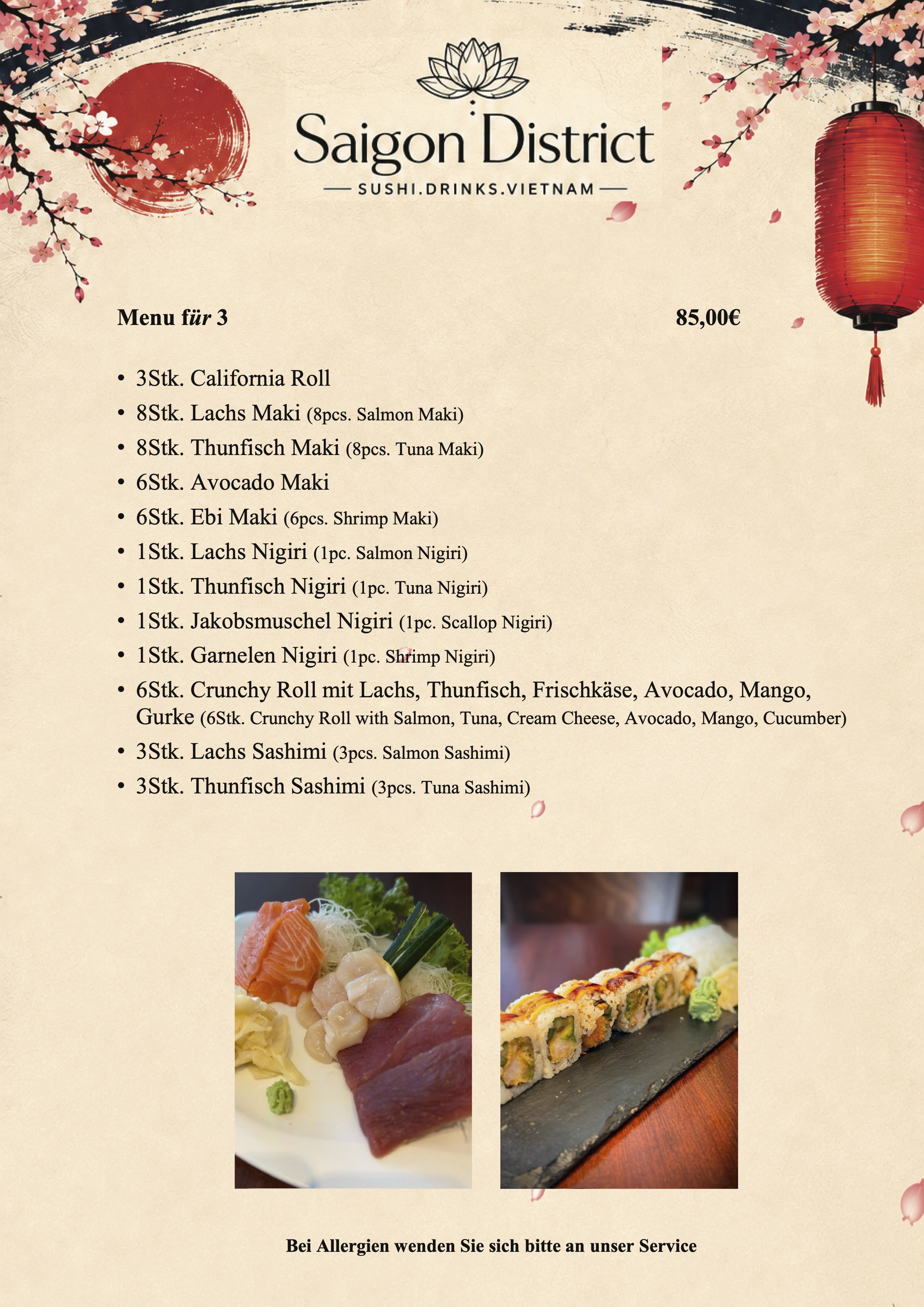 Menu 13