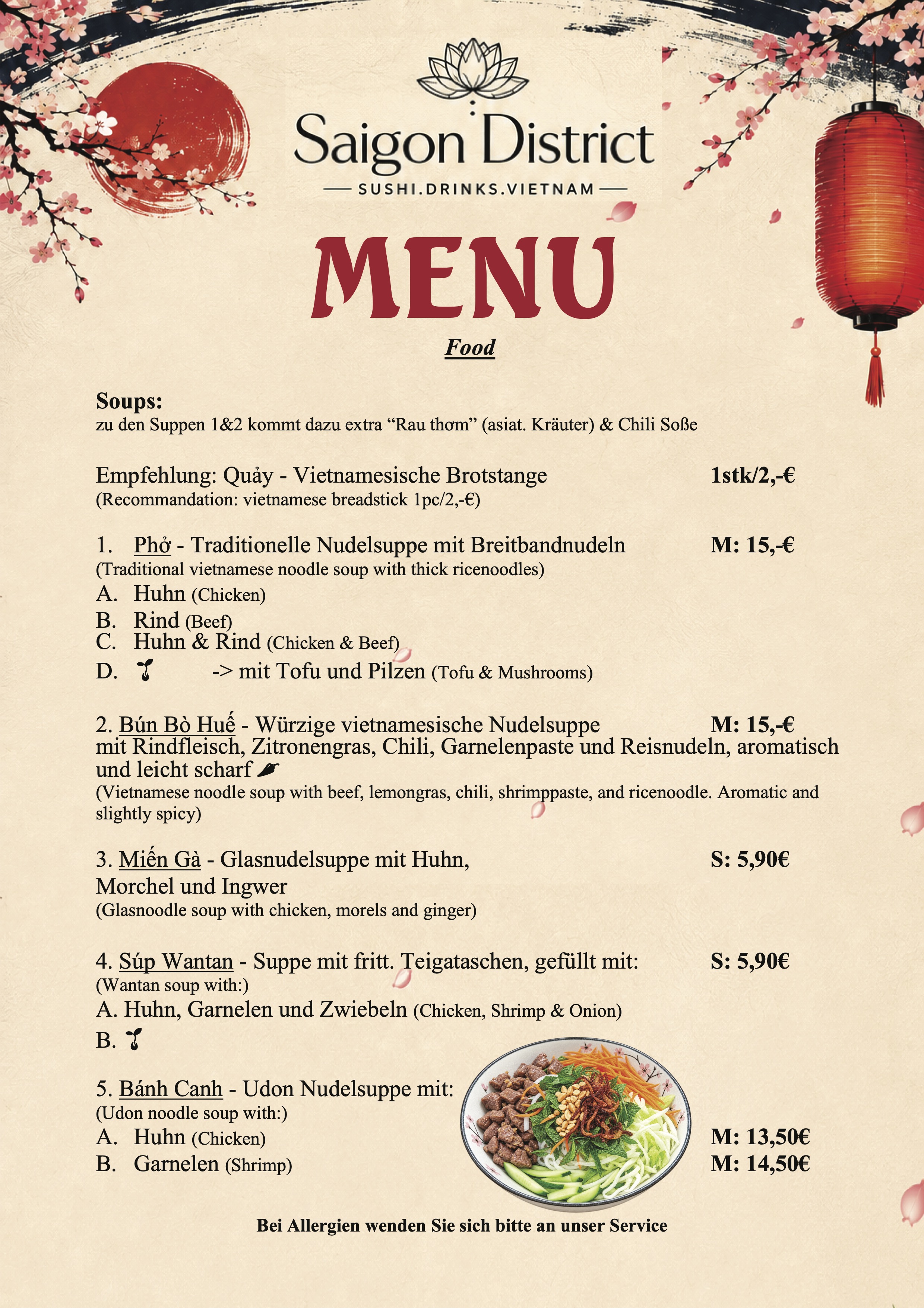 Menu 17