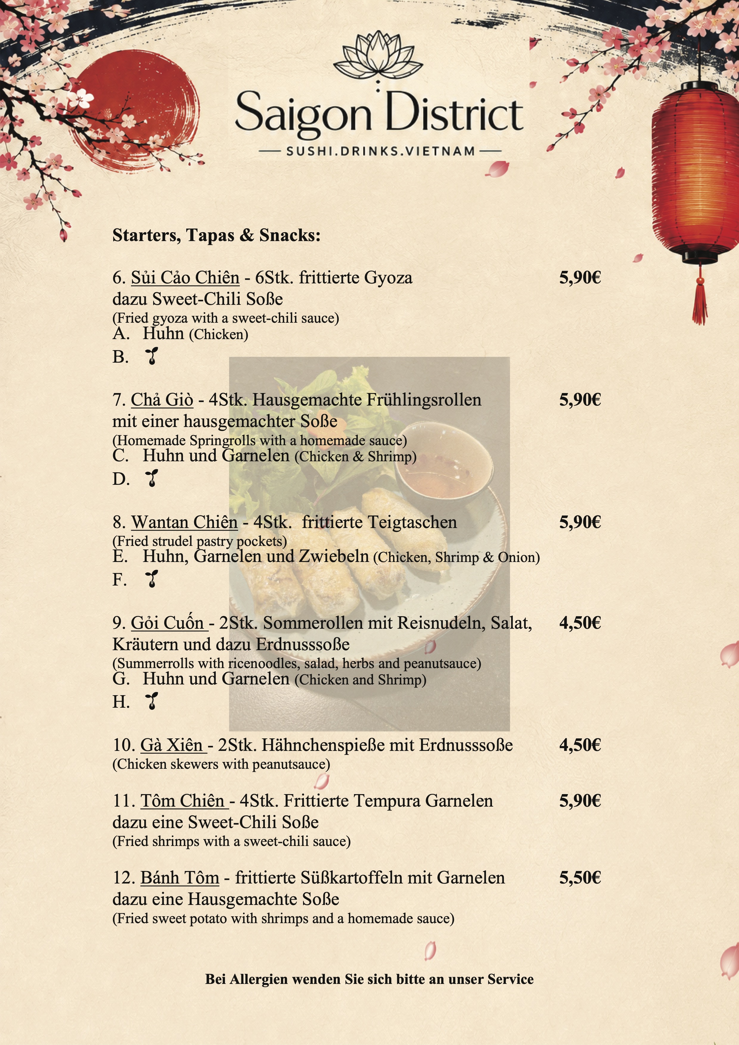 Menu 18
