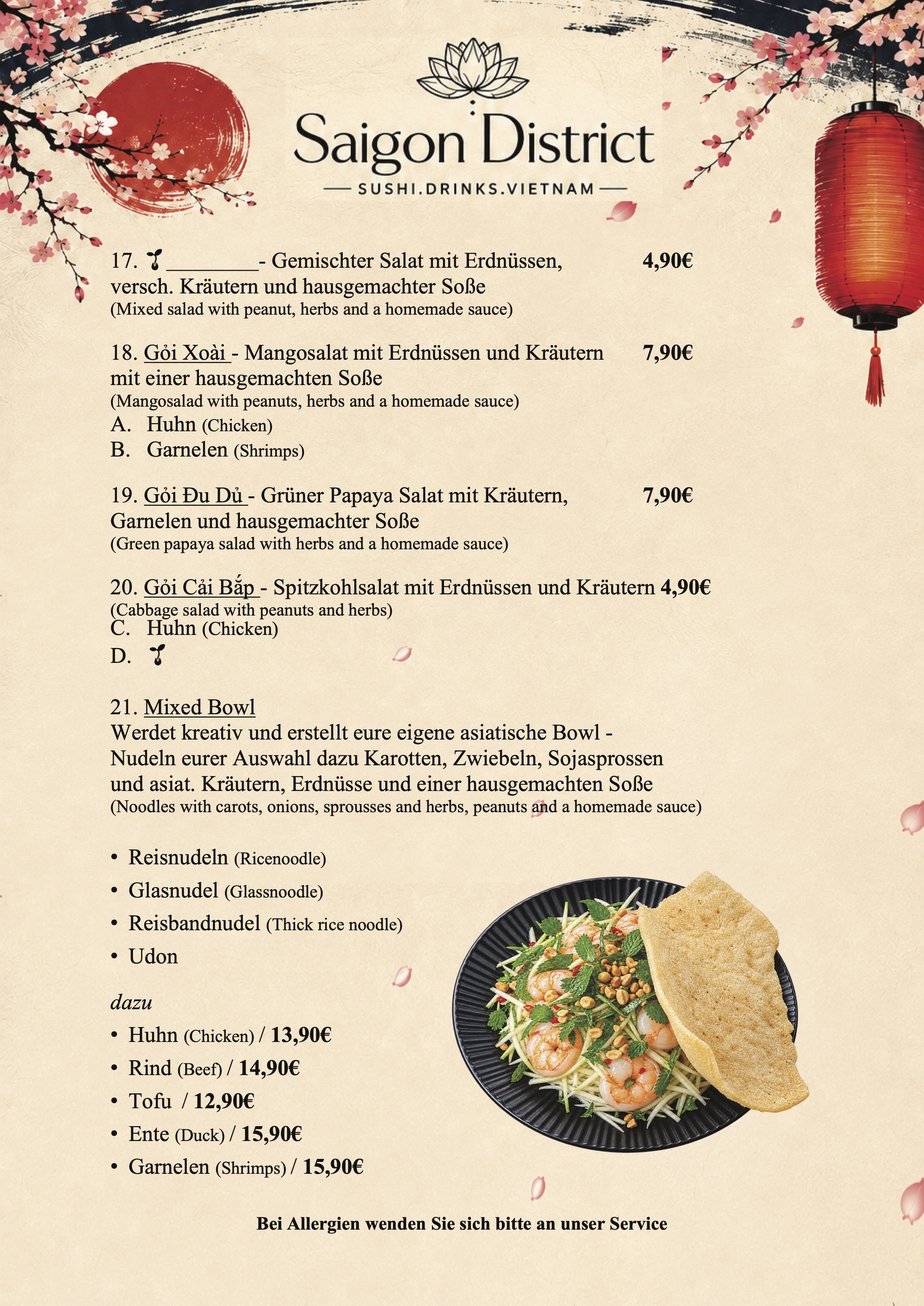 Menu 20