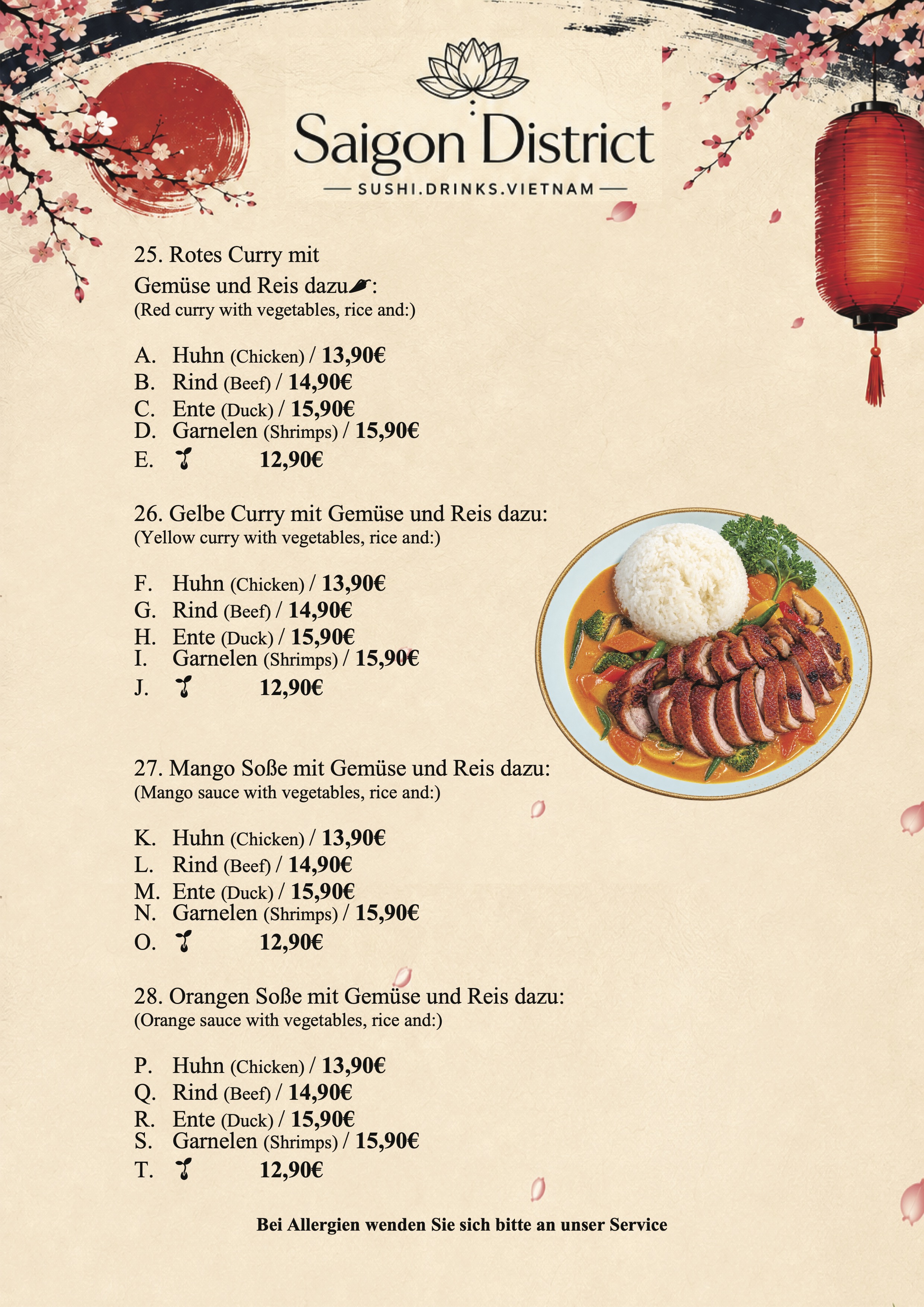 Menu 22