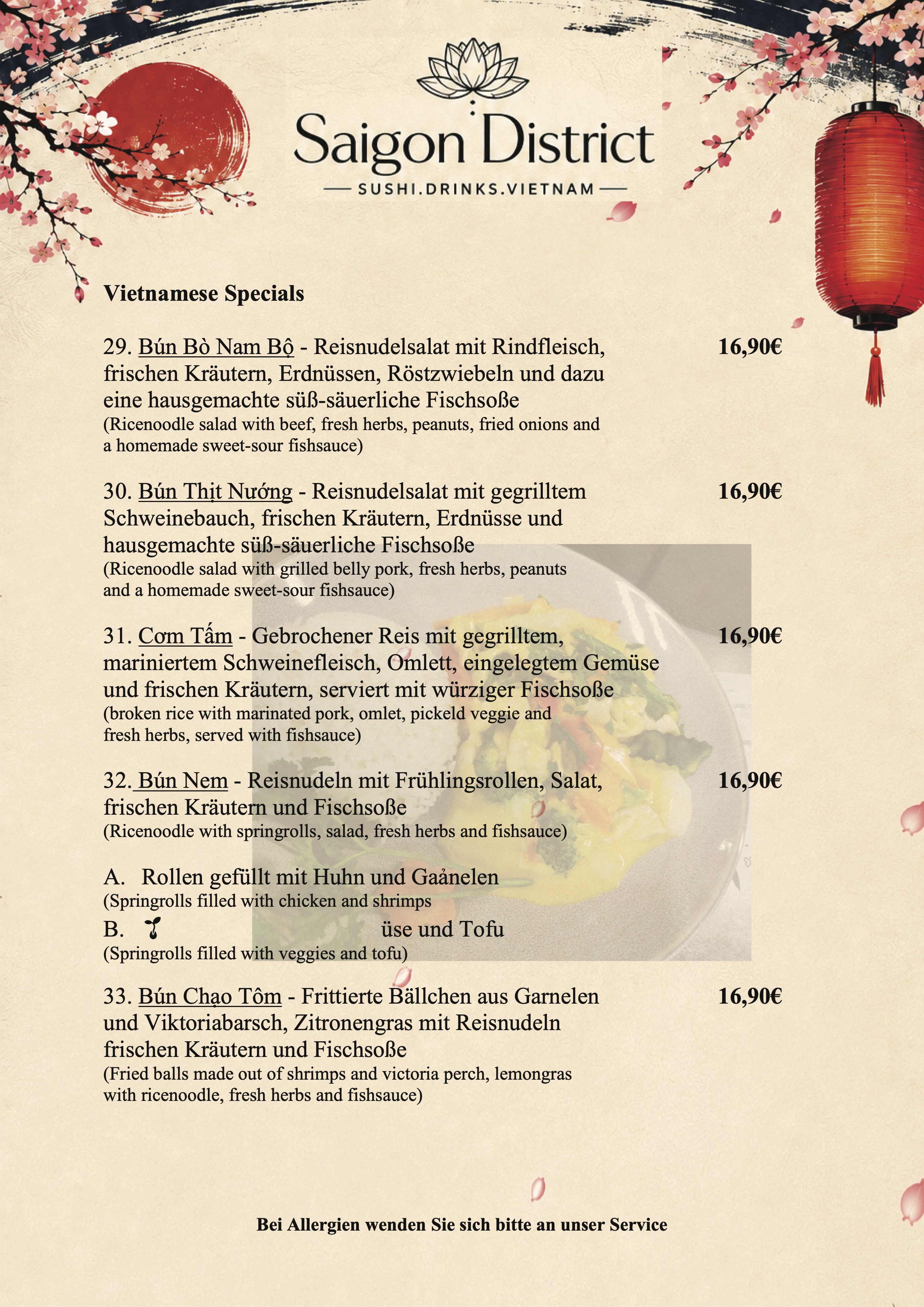 Menu 23