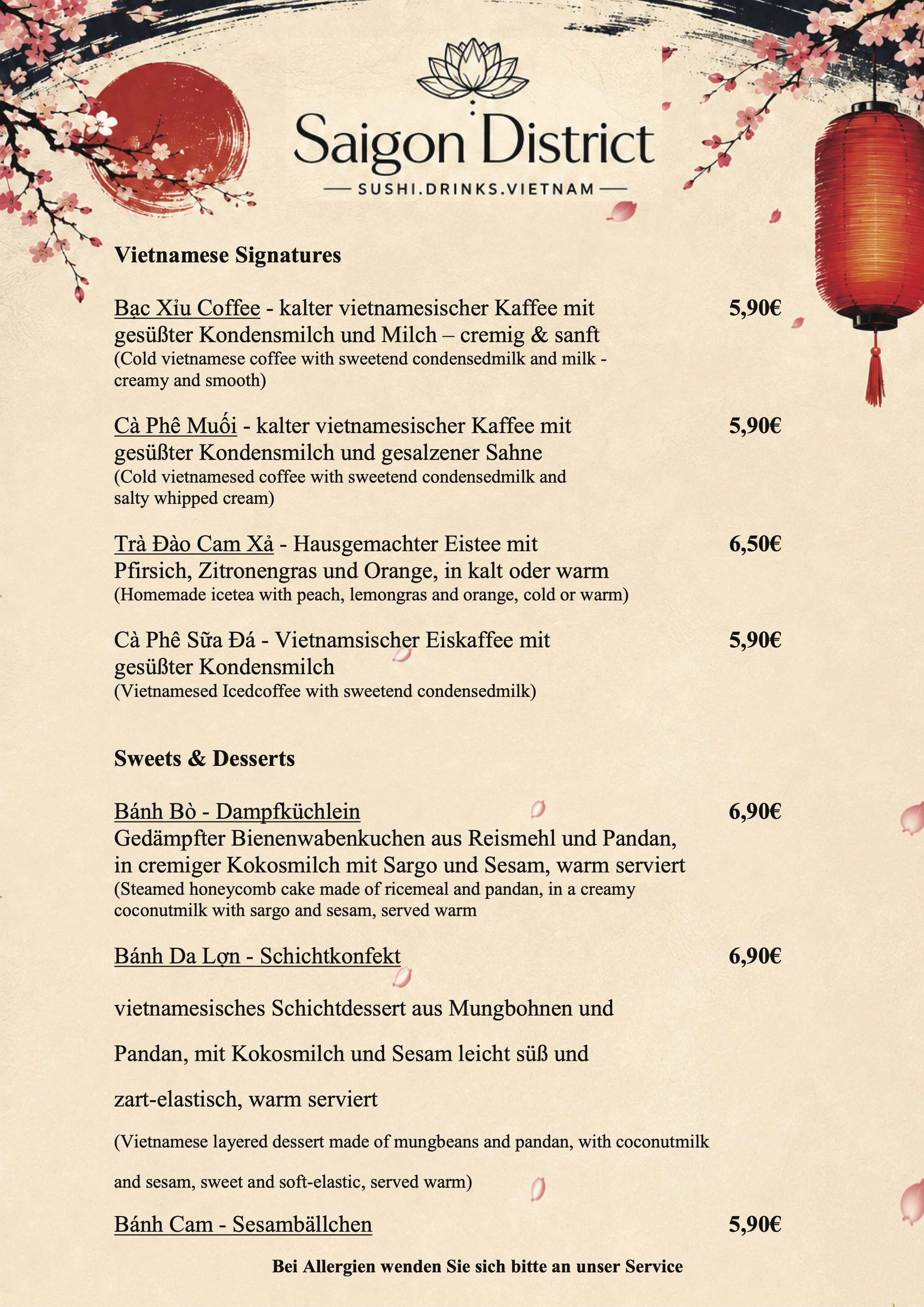 Menu 29